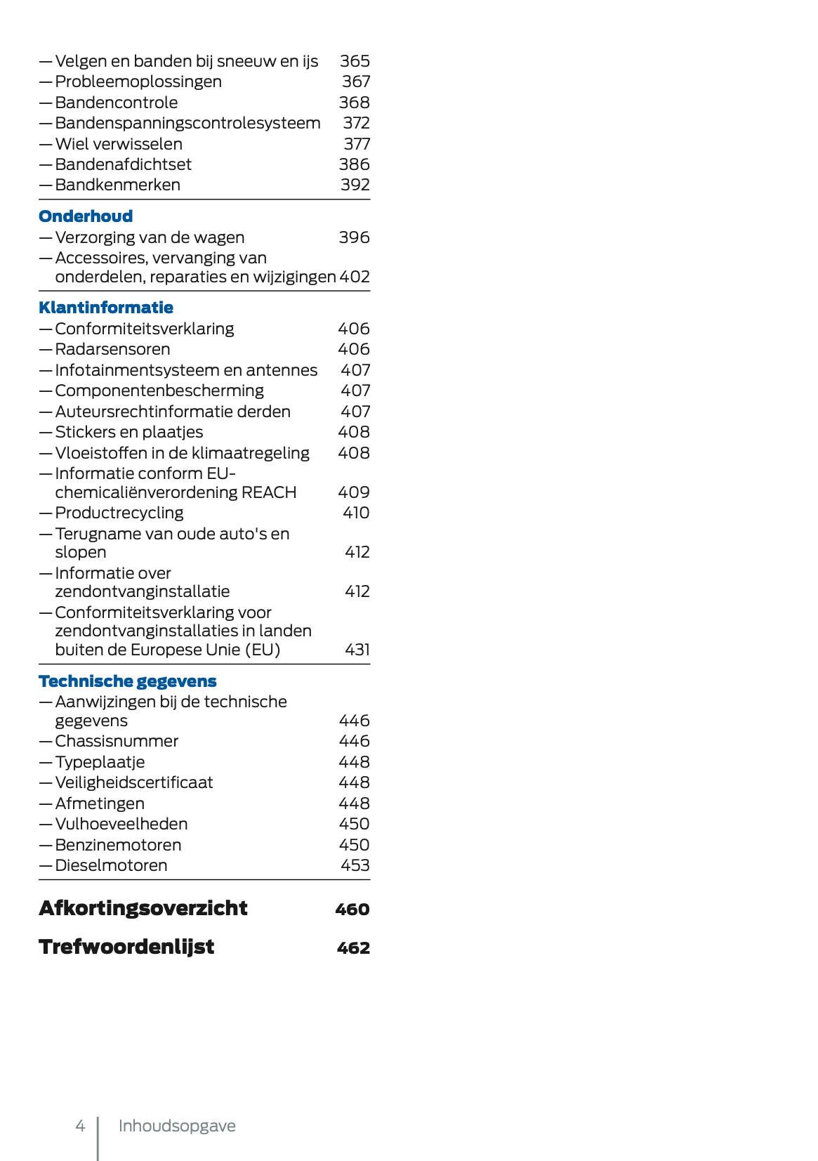 2024 Ford Tourneo Connect/Transit Connect Gebruikershandleiding | Nederlands