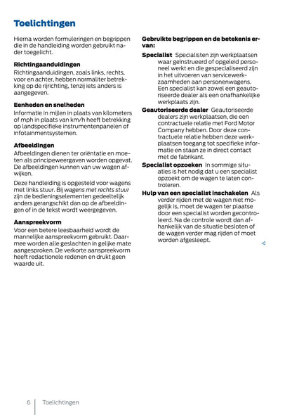 2025 Ford Tourneo Connect/Transit Connect Gebruikershandleiding | Nederlands