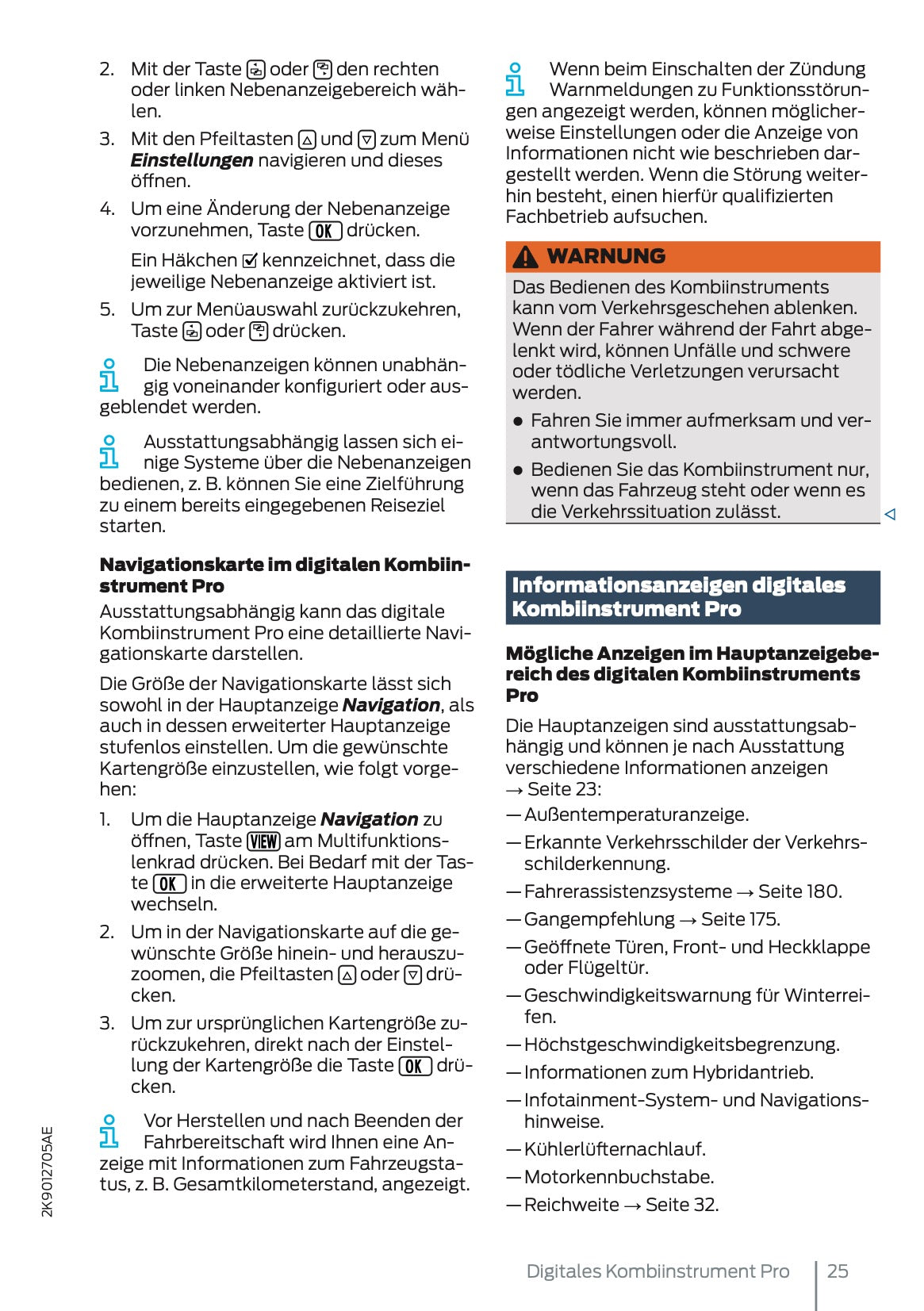 2025 Ford Tourneo Connect/Transit Connect PHEV Owner's Manual | German