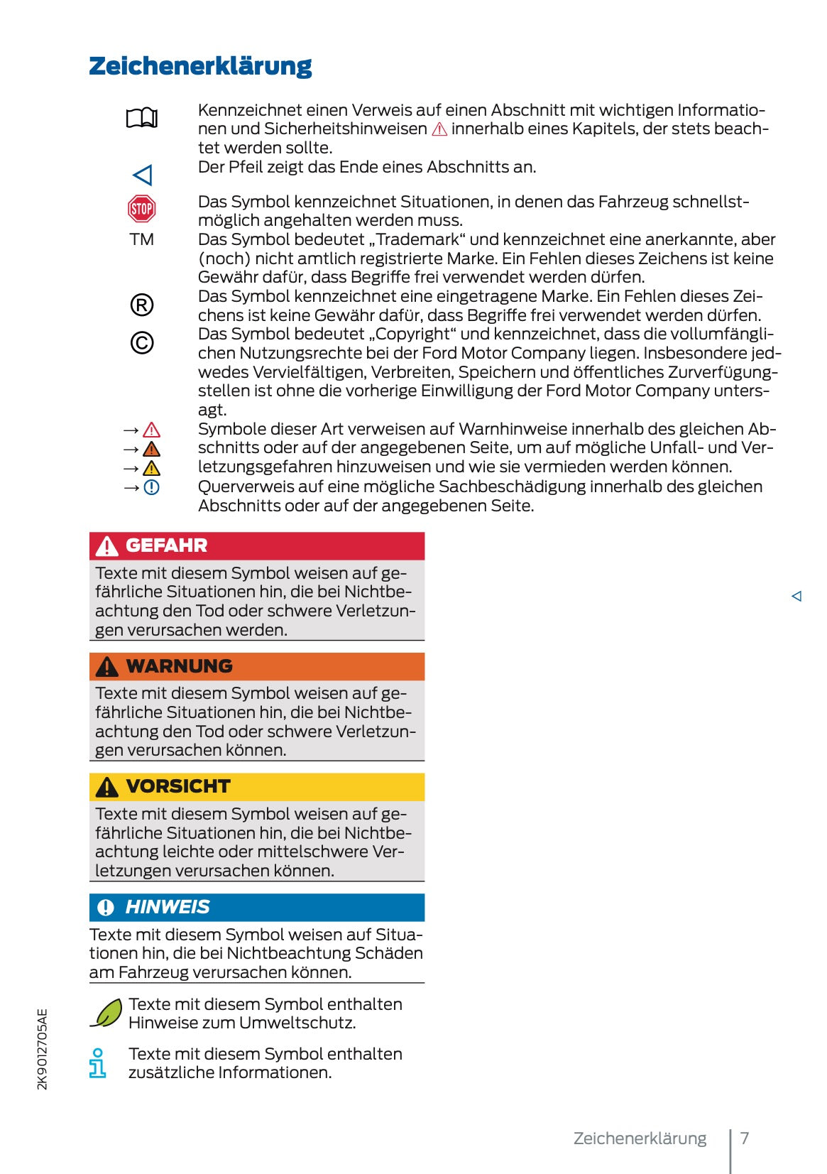 2025 Ford Tourneo Connect/Transit Connect PHEV Owner's Manual | German