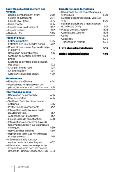2025 Ford Tourneo Connect/Transit Connect PHEV Manuel du propriétaire | Français