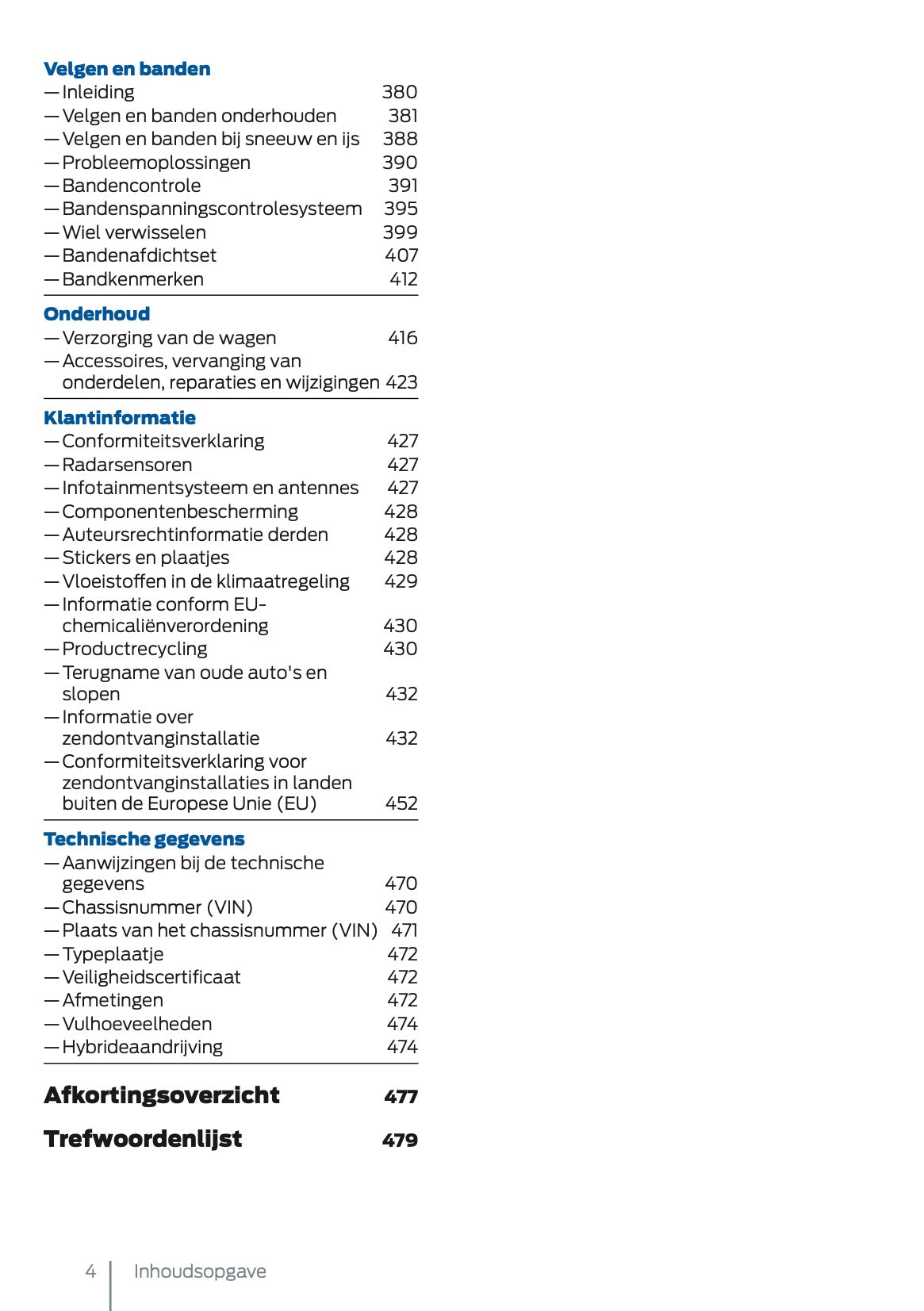 2025 Ford Tourneo Connect/Transit Connect PHEV Gebruikershandleiding | Nederlands