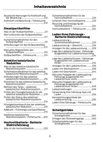 2024-2025 Ford Transit Owner's Manual | German