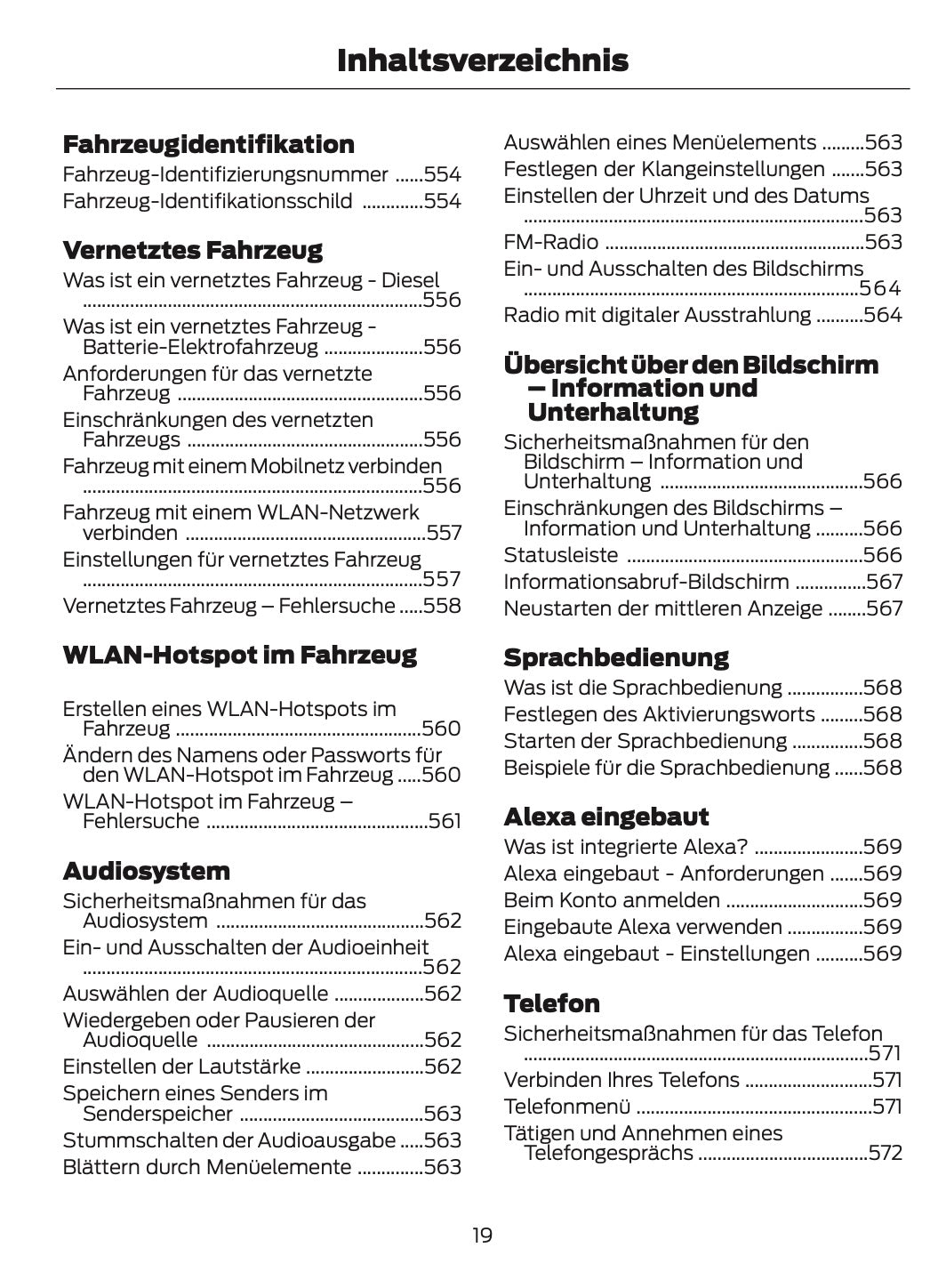 2024-2025 Ford Transit Owner's Manual | German