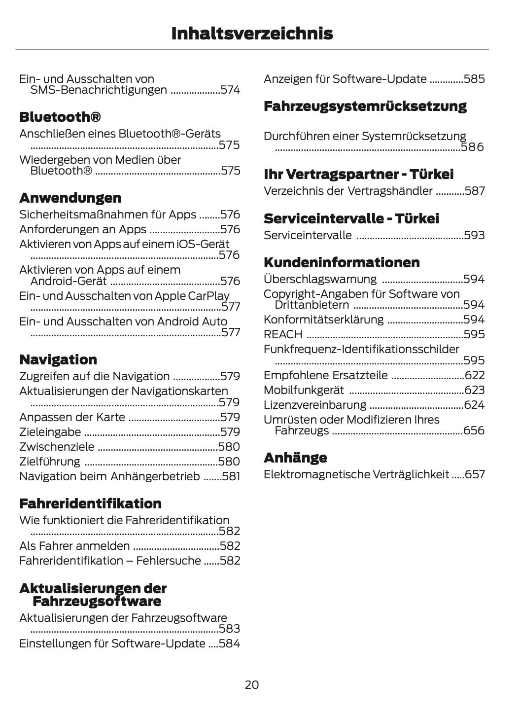 2024-2025 Ford Transit Owner's Manual | German