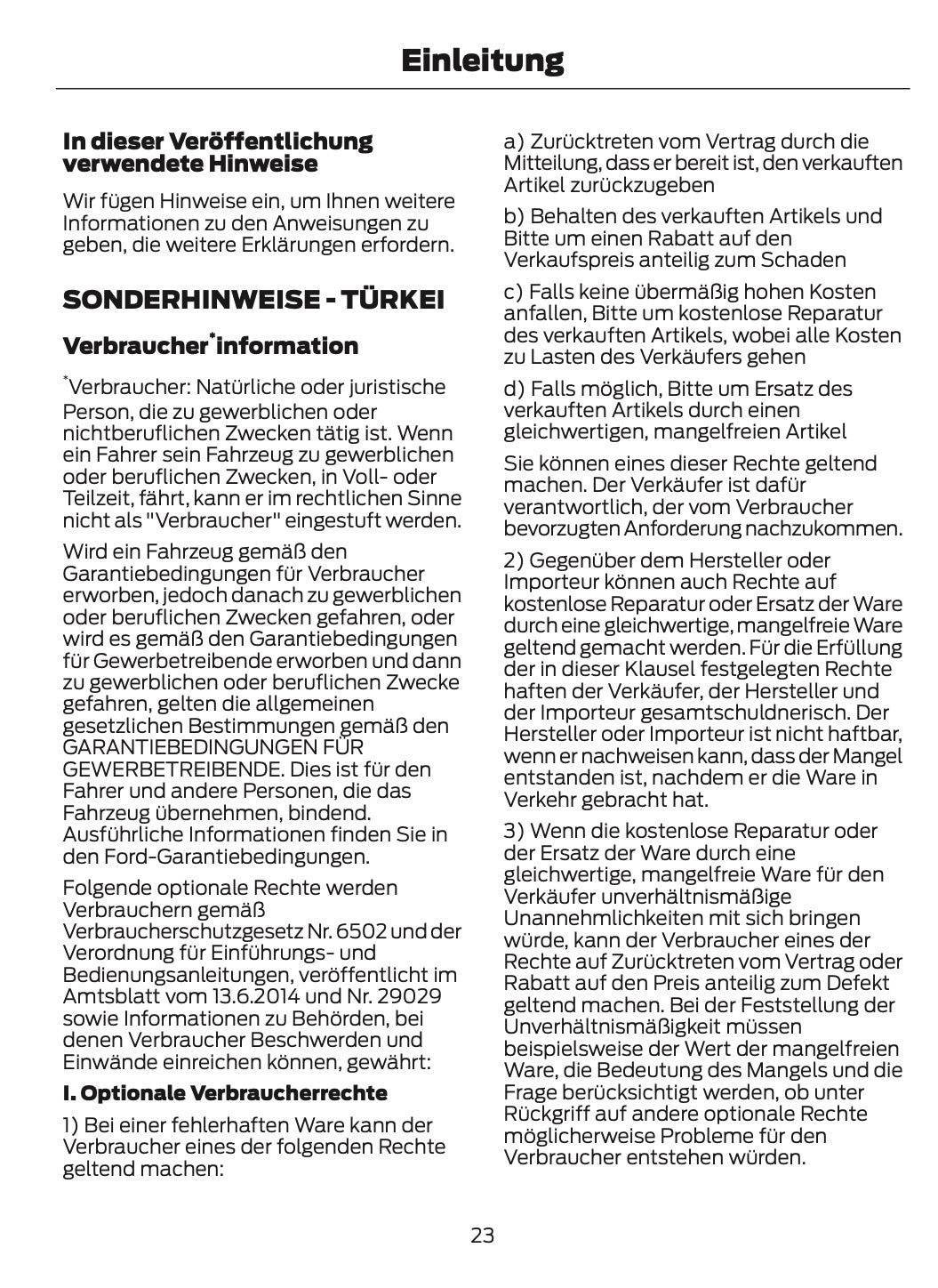 2024-2025 Ford Transit Owner's Manual | German