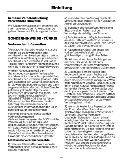 2024-2025 Ford Transit Owner's Manual | German