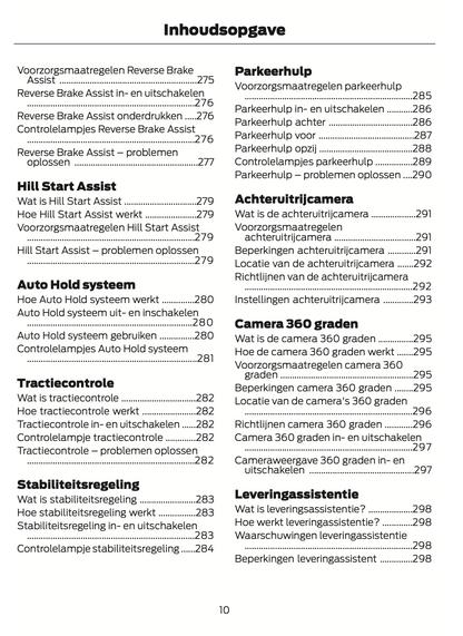 2024-2025 Ford Transit Gebruikershandleiding | Nederlands