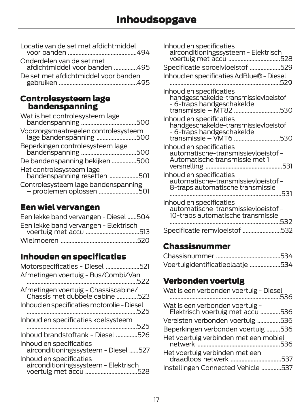 2024-2025 Ford Transit Gebruikershandleiding | Nederlands