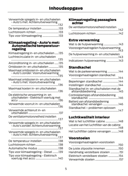 2024-2025 Ford Transit Gebruikershandleiding | Nederlands