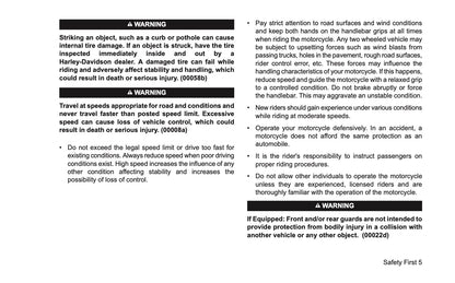 2022 Harley-Davidson FLHXSE Owner's Manual | English US