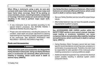 2022 Harley-Davidson FLHXSE Owner's Manual | English US