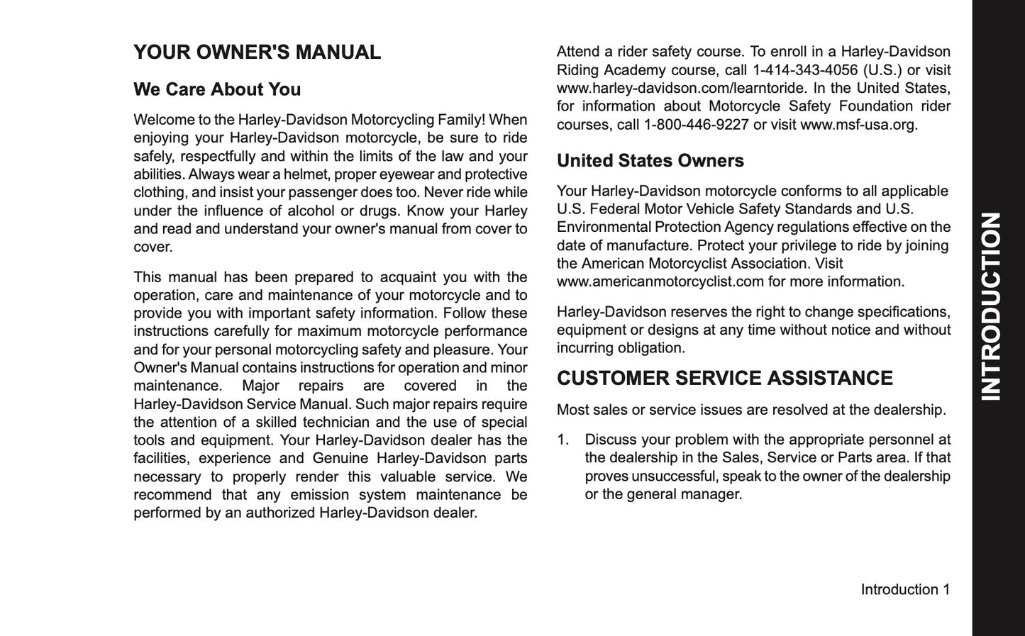 2026 Harley-Davidson FLTRXSTSE Owner's Manual | English US