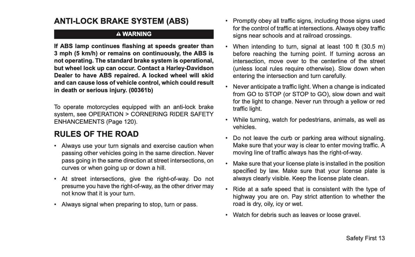 2026 Harley-Davidson FLTRXSTSE Owner's Manual | English US