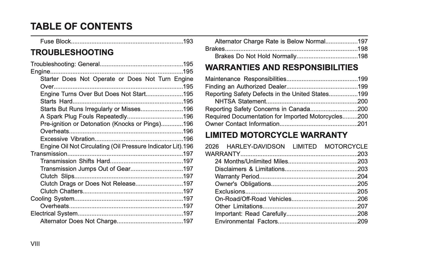 2026 Harley-Davidson Pan America Owner's Manual | English US