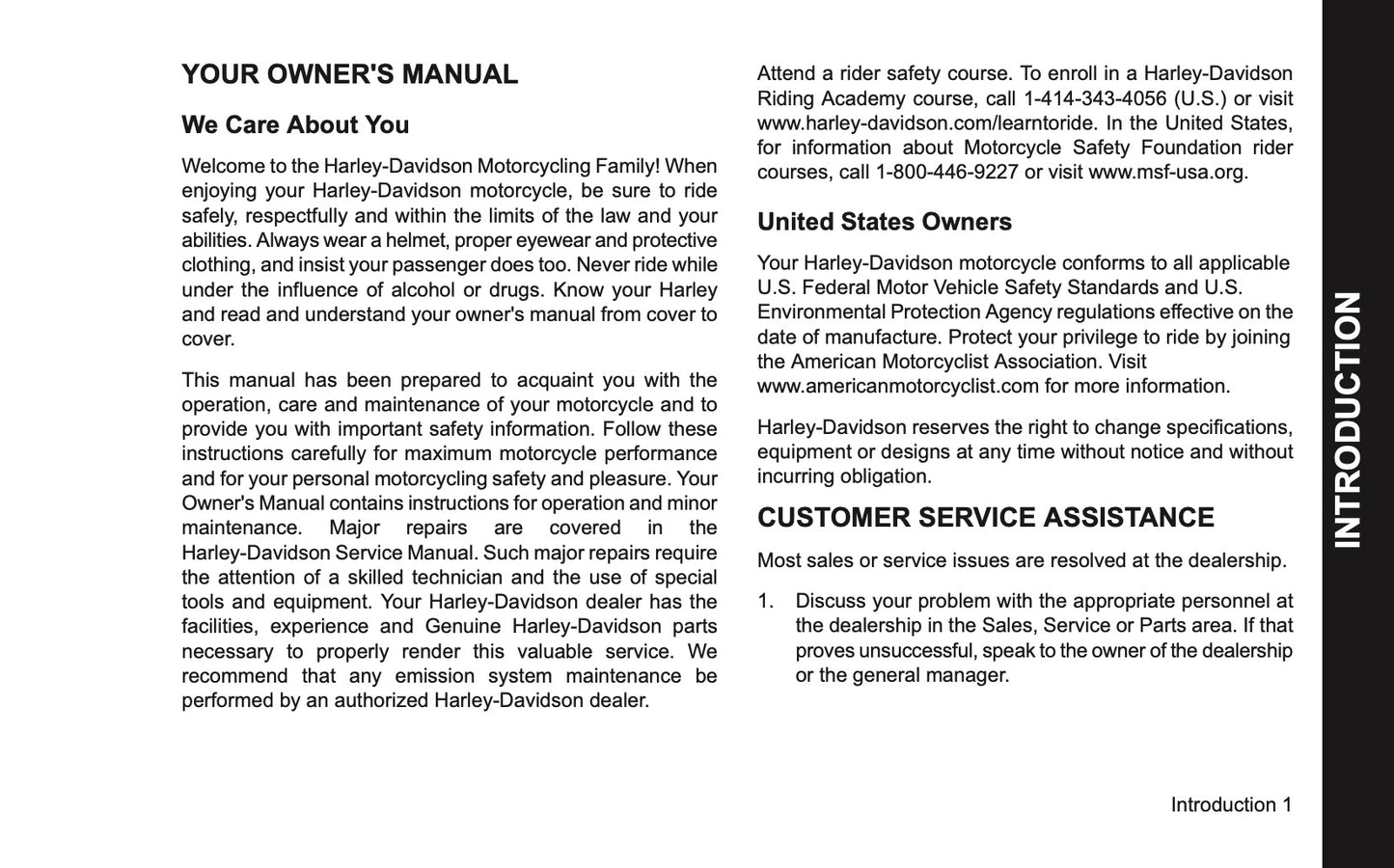 2026 Harley-Davidson Pan America Owner's Manual | English US