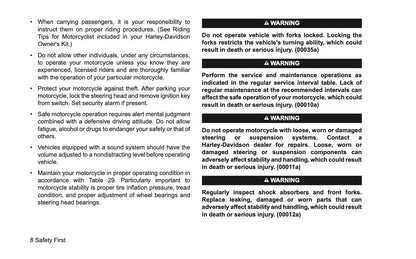 2006 Harley-Davidson Police Owner's Manual | English US