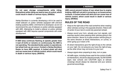 2006 Harley-Davidson Police Owner's Manual | English US