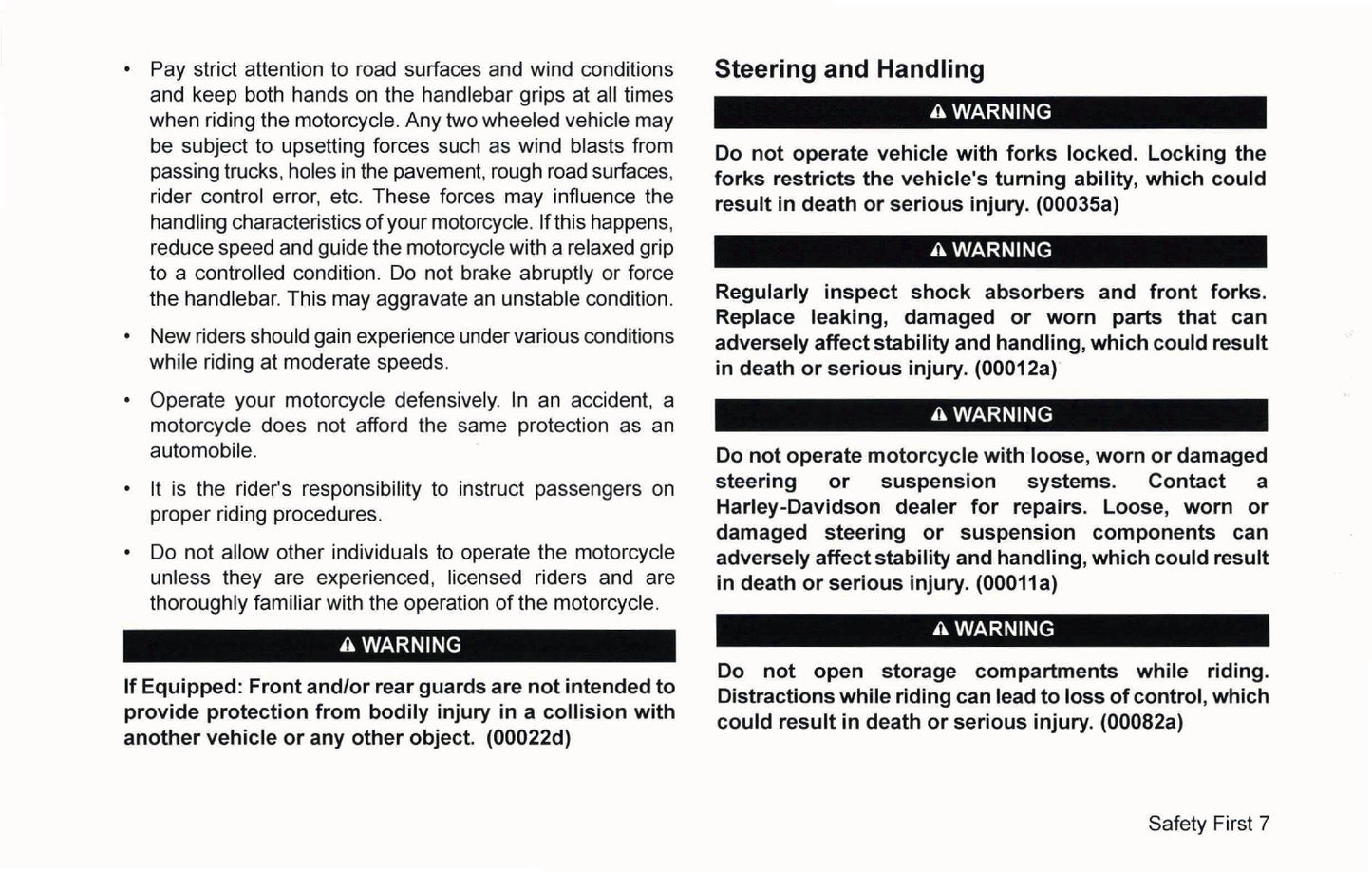 2022 Harley-Davidson Police Models Owner's Manual | English