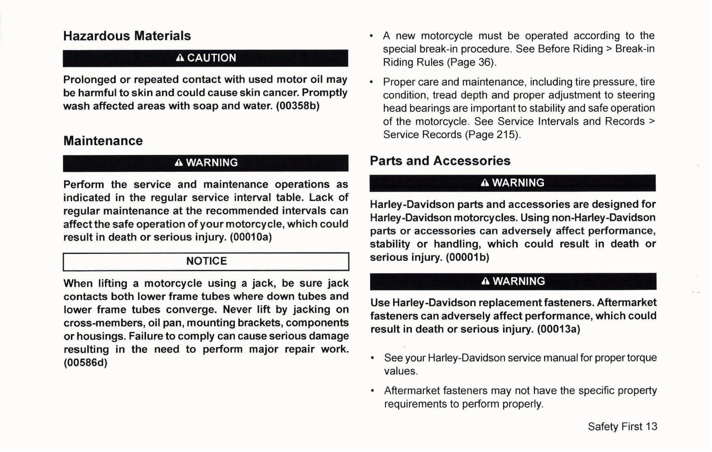 2022 Harley-Davidson Police Models Owner's Manual | English