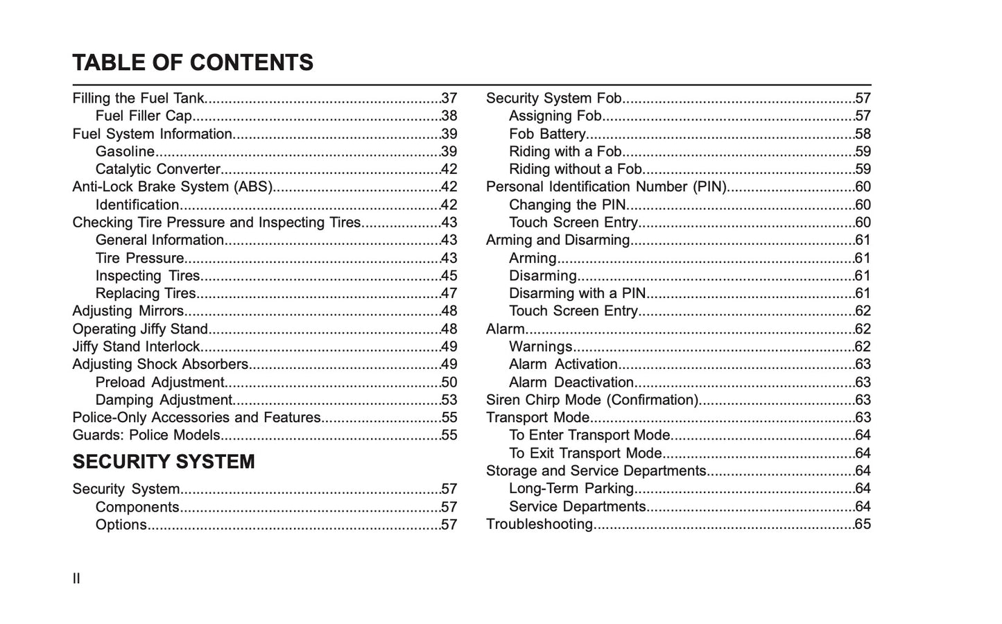 2026 Harley-Davidson Police Owner's Manual | English US