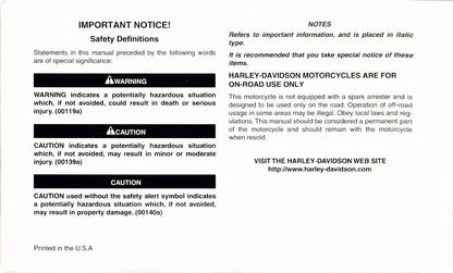 2004 Harley-Davidson Sportster Owner's Manual | Dutch