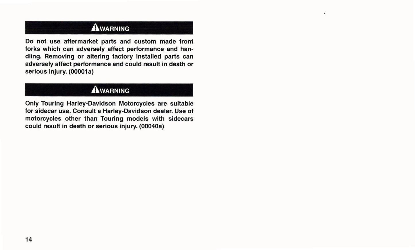 2004 Harley-Davidson Sportster Owner's Manual | Dutch