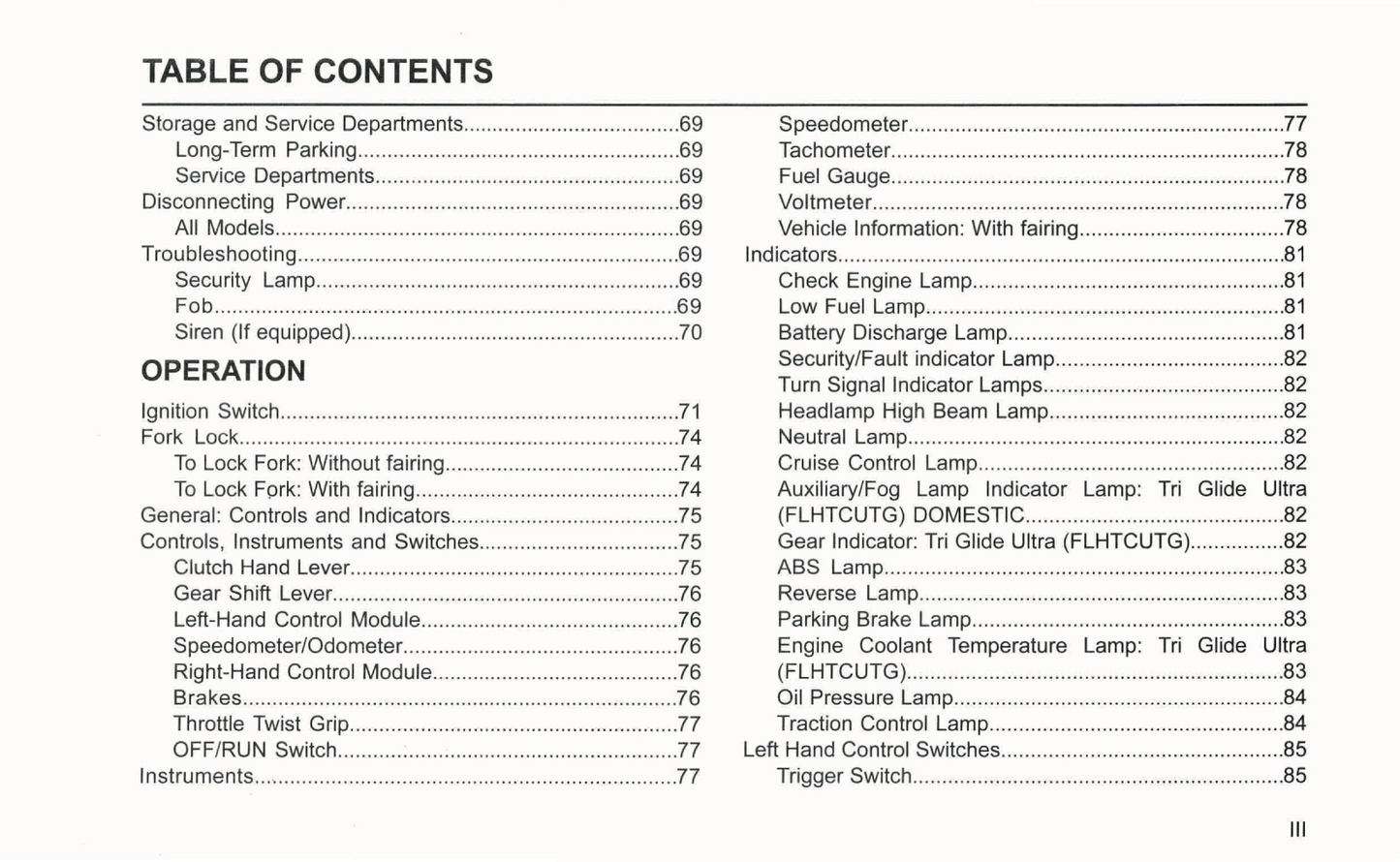 2022 Harley-Davidson Trike Owner's Manual | English