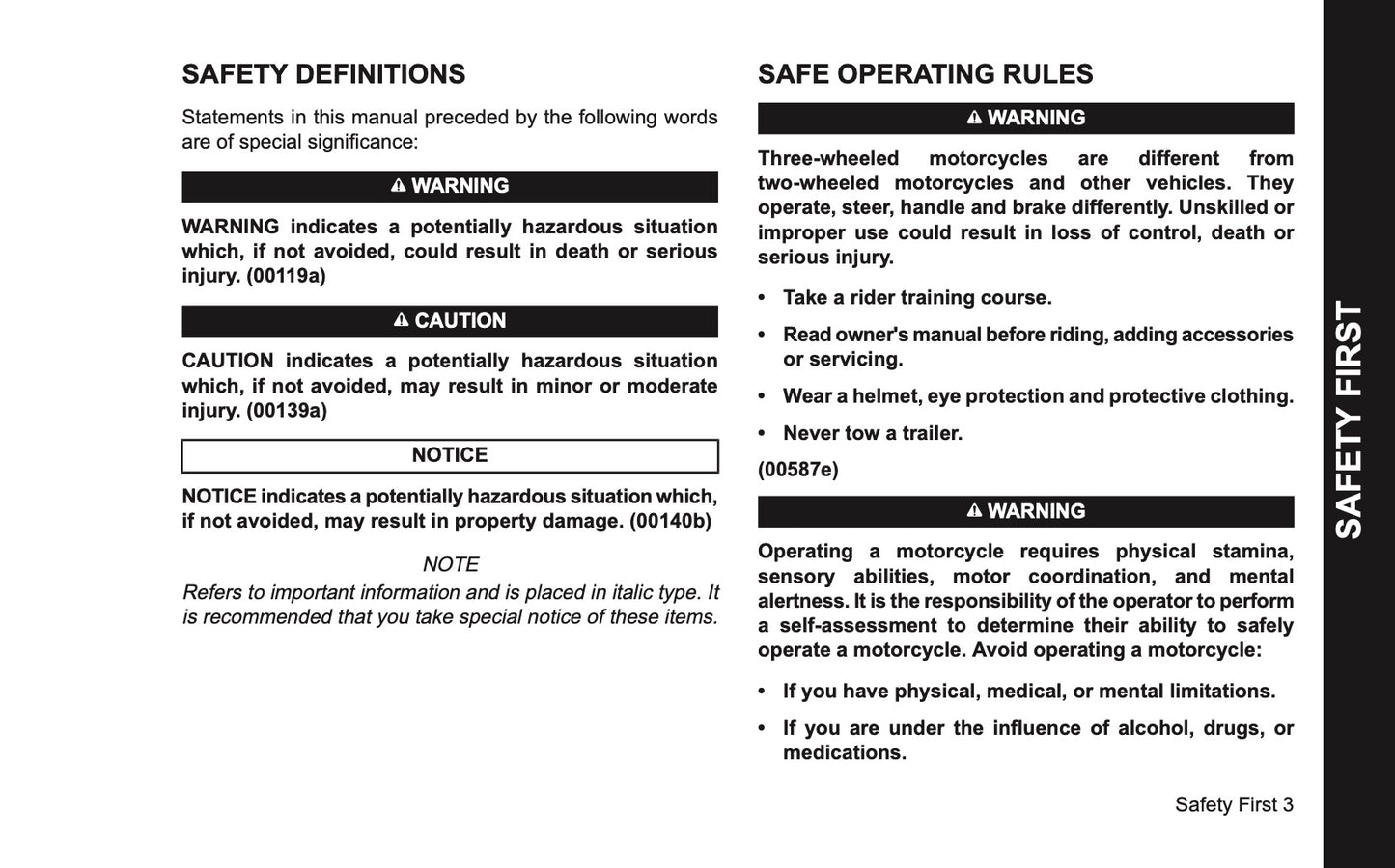 2026 Harley-Davidson Trike Owner's Manual | English US