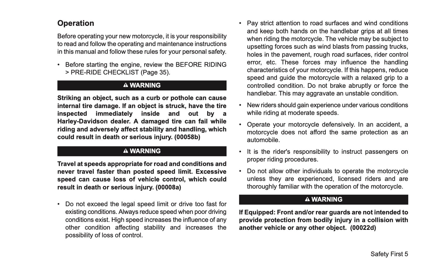 2026 Harley-Davidson Trike Owner's Manual | English US