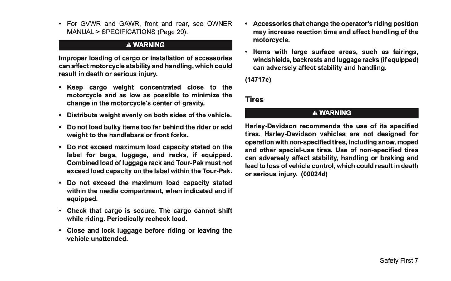2026 Harley-Davidson Trike Owner's Manual | English US