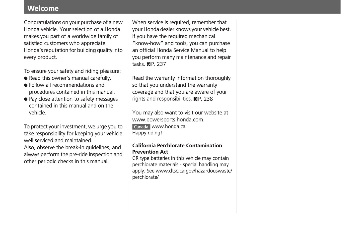 2022 Honda GL1800 Owner's Manual | English