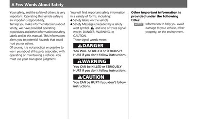 2022 Honda GL1800 Owner's Manual | English