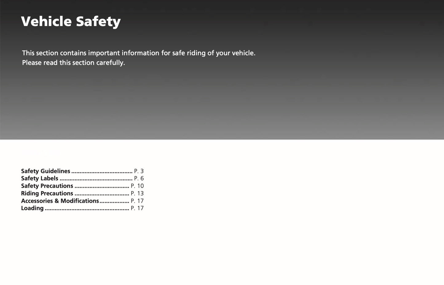 2022 Honda GL1800 Owner's Manual | English