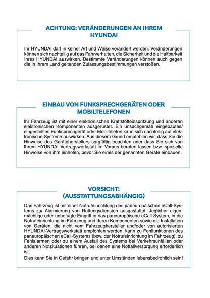 2025 Hyundai i10 Owner's Manual | German