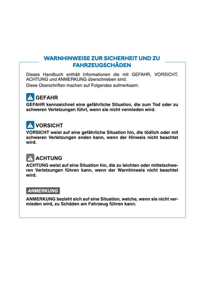 2025 Hyundai i10 Owner's Manual | German