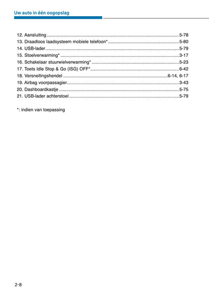 2025 Hyundai i10 Gebruikershandleiding | Nederlands