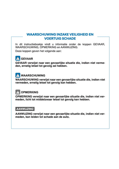 2025 Hyundai i10 Gebruikershandleiding | Nederlands