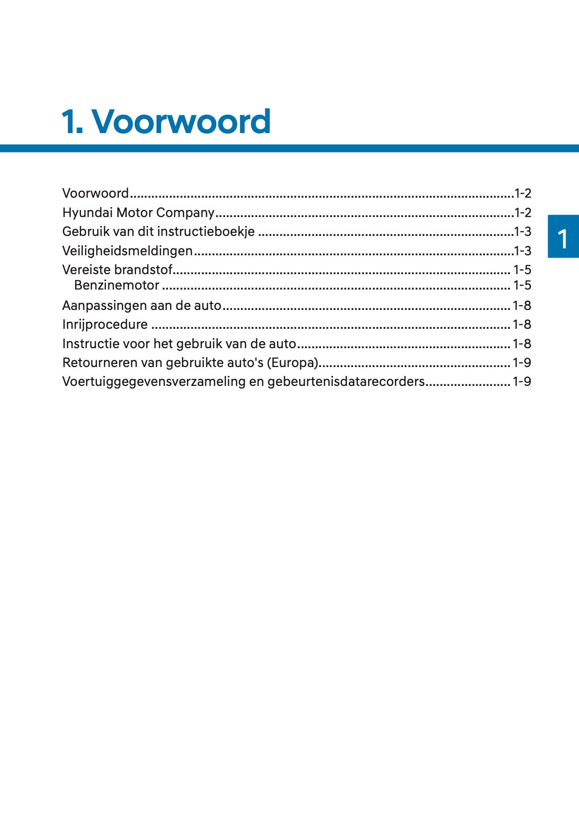 2025 Hyundai i10 Gebruikershandleiding | Nederlands