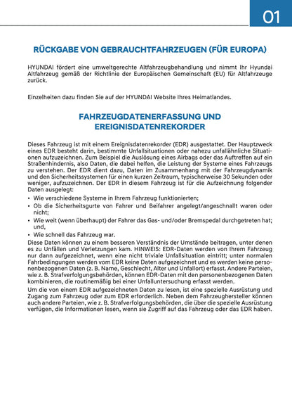 2025 Hyundai i20/Bayon Owner's Manual | German