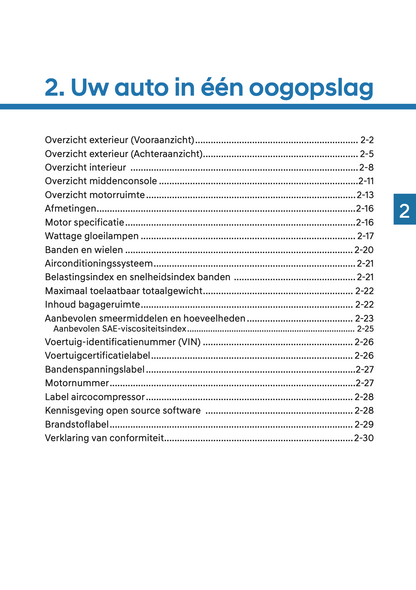 2023-2024 Hyundai i20 Gebruikershandleiding | Nederlands