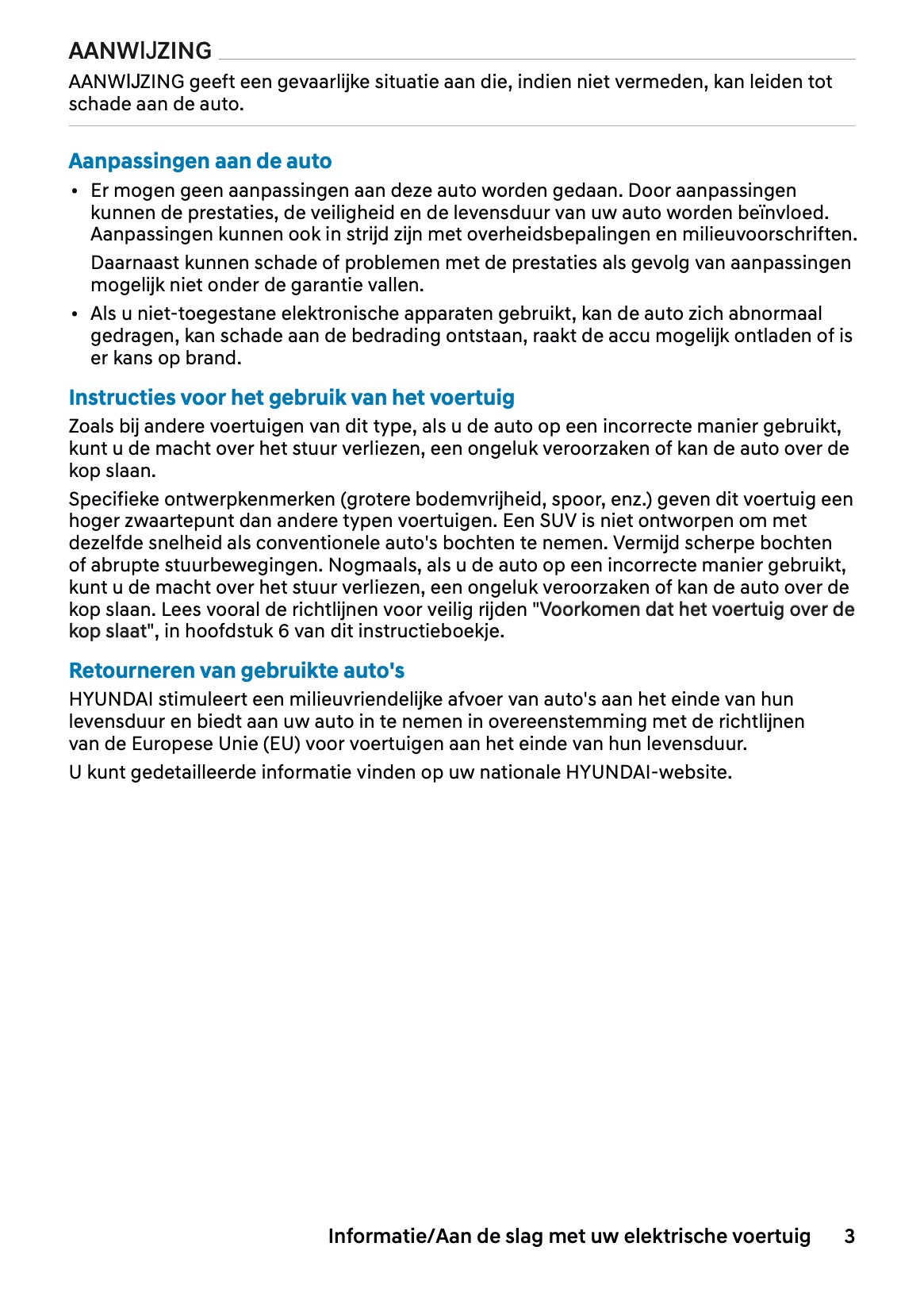 2027 Hyundai Inster Gebruikershandleiding | Nederlands