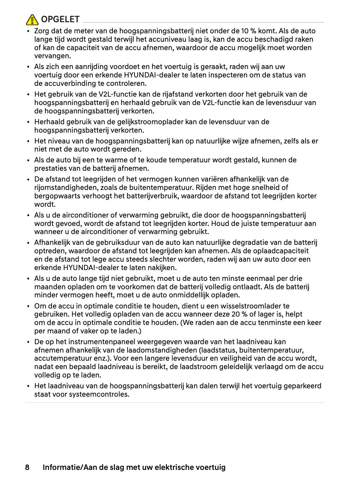 2027 Hyundai Inster Gebruikershandleiding | Nederlands