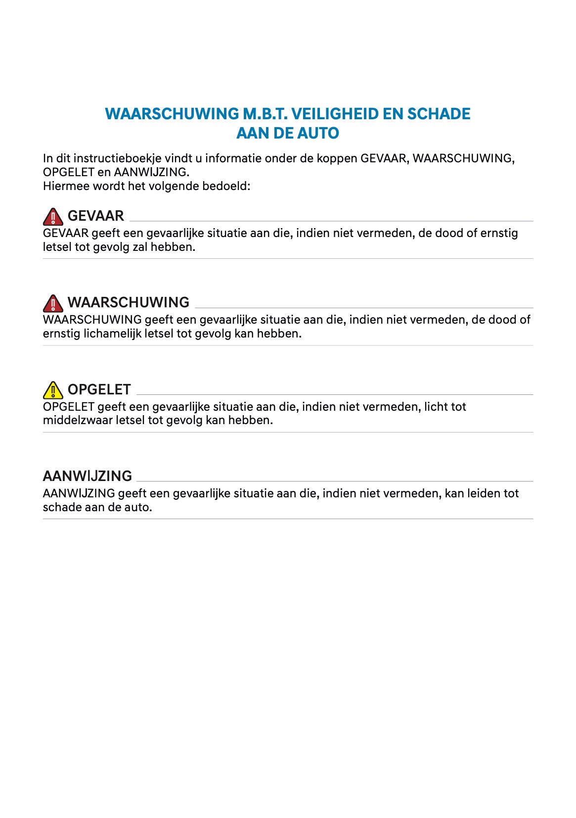 2027 Hyundai Inster Gebruikershandleiding | Nederlands