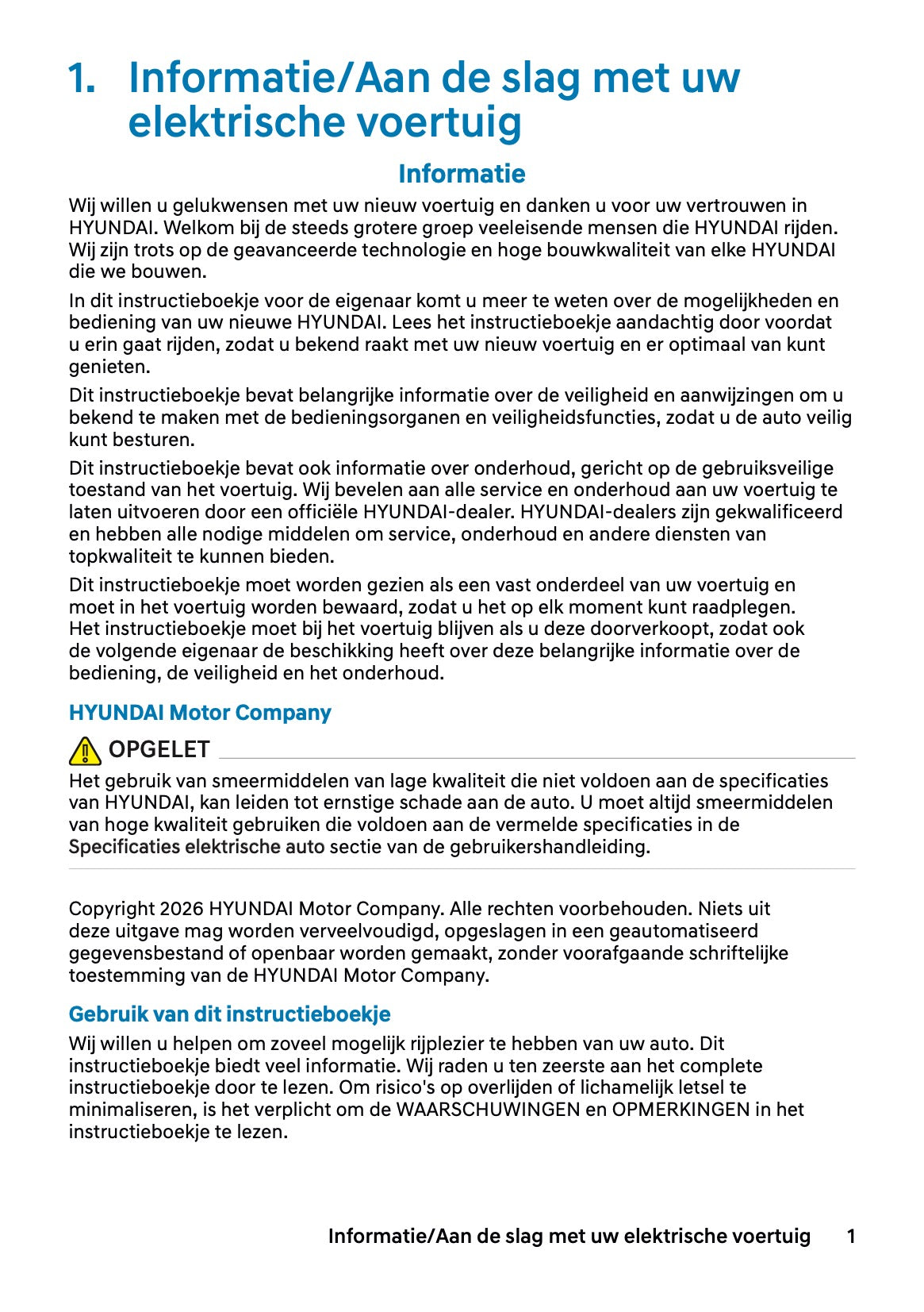 2027 Hyundai Inster Gebruikershandleiding | Nederlands
