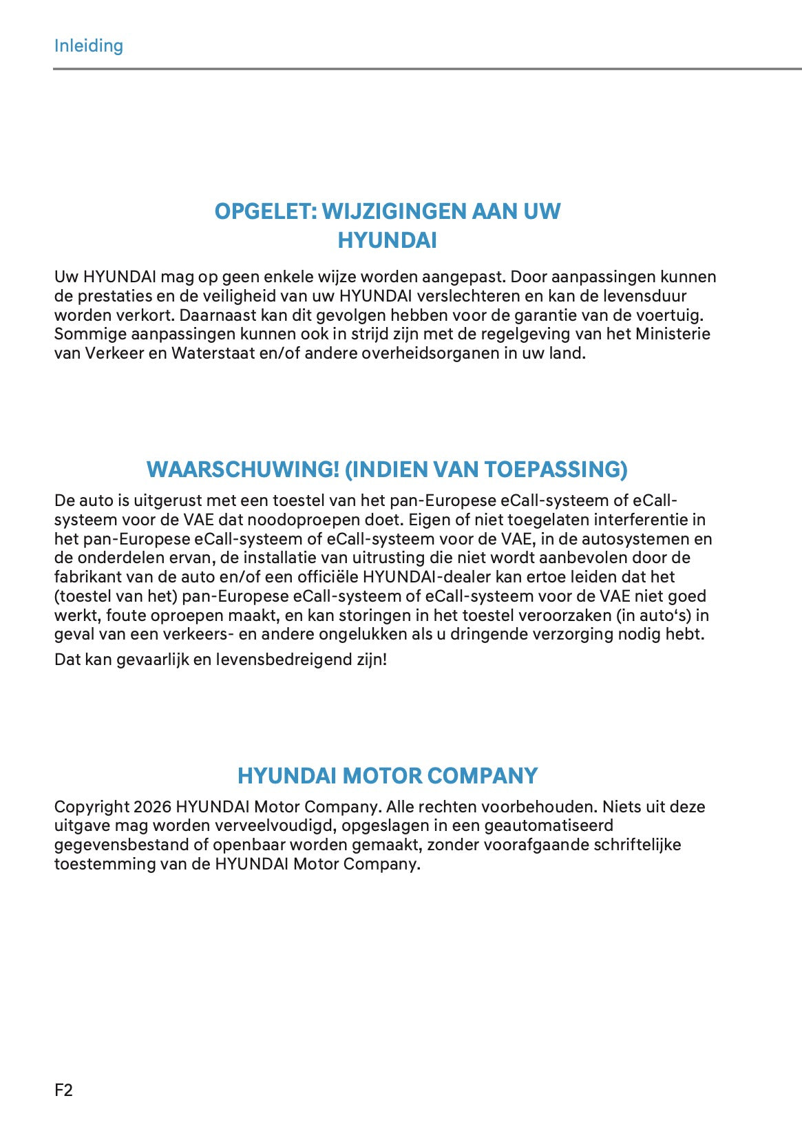 2026-2027 Hyundai Ioniq 3 Gebruikershandleiding | Nederlands