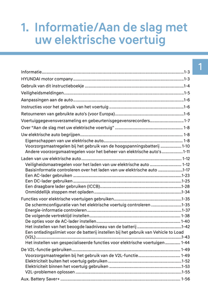 2024-2025 Hyundai Ioniq 5 Gebruikershandleiding | Nederlands