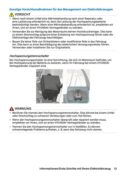 2025 Hyundai Ioniq 5 Owner's Manual | German