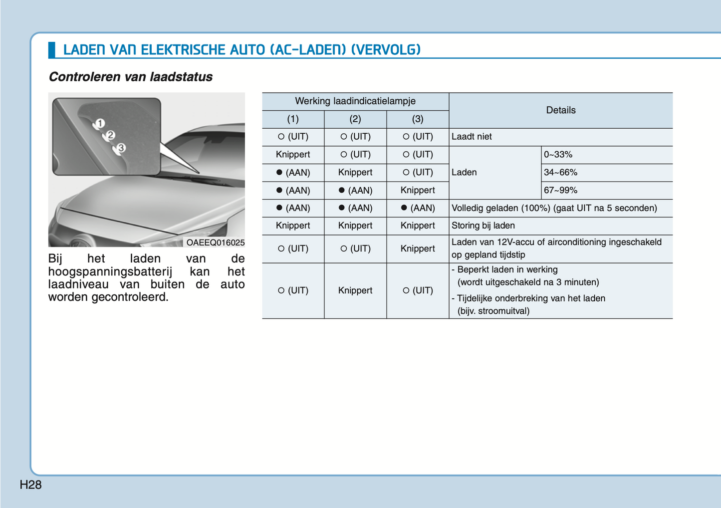 2020-2021 Hyundai Ioniq Electric Owner's Manual | Dutch