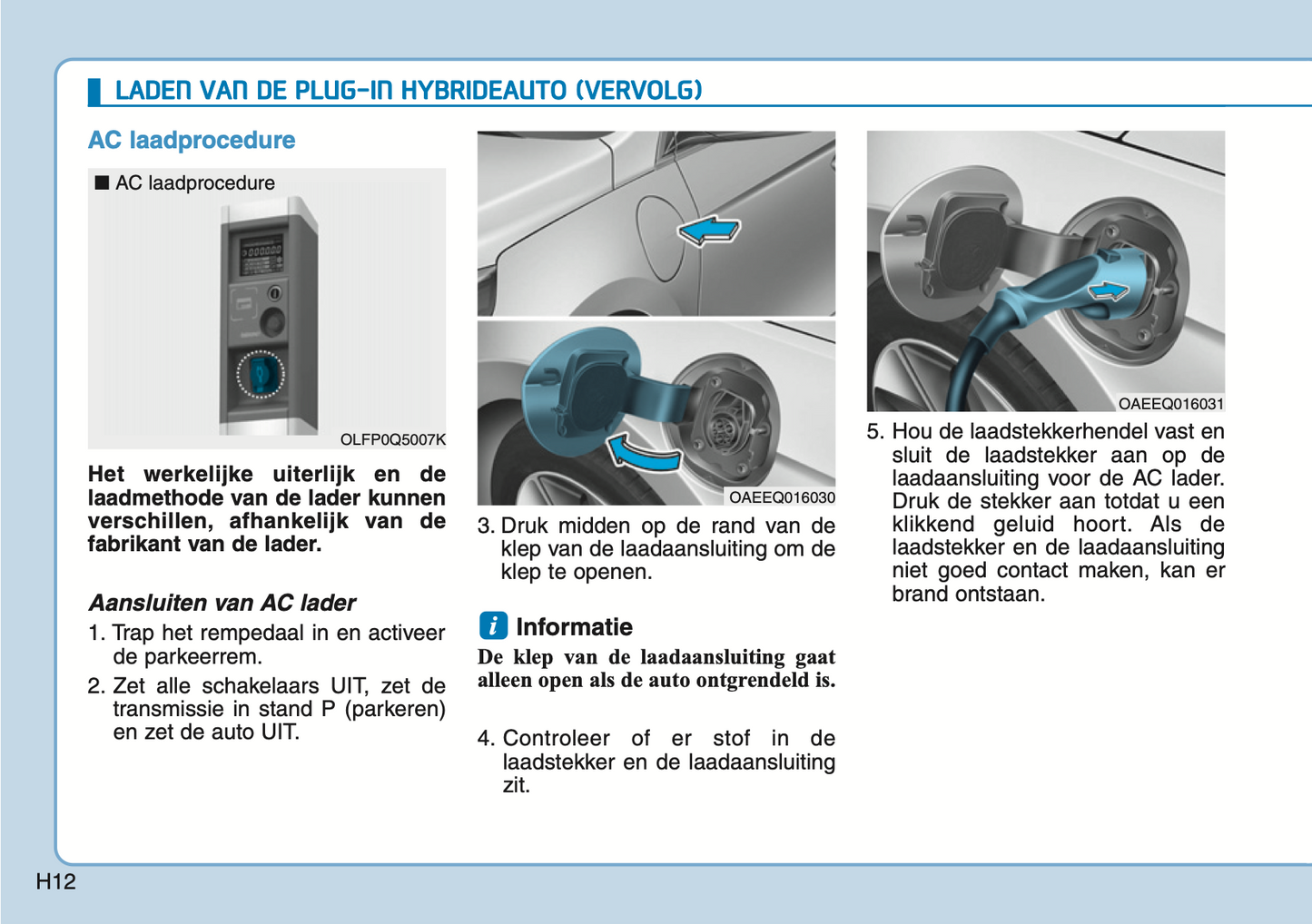 2020-2021 Hyundai Ioniq Plug-in-Hybrid Gebruikershandleiding | Nederlands